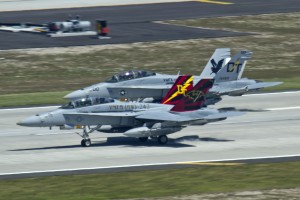 F-18Ds VMFA(AW)-242 taking off from MCAS Iwakuni 2010