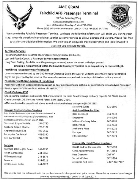 Fairchild AMC Gram - 1 Jan 13