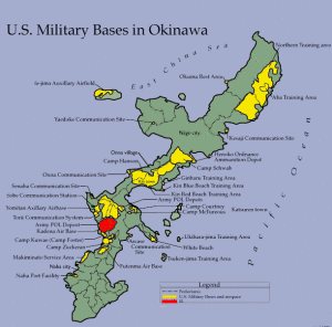 US Military bases on Okinawa