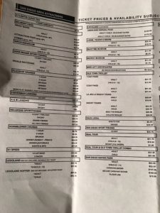 Pricing for MWR NASNI. Feb 2016