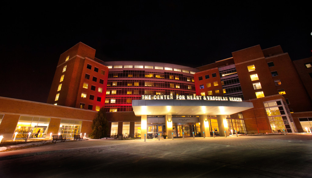 heart-center-red-lights