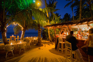 09 Mar 2007, Las Terrenas, Dominican Republic --- Syroz Bar on the Beach --- Image by © Atlantide Phototravel/Corbis