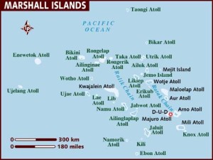 Map of Marshall Islands